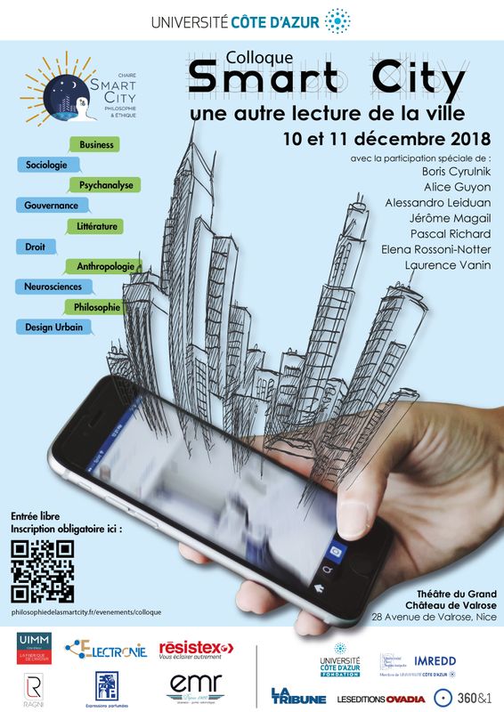 Colloque Smart City le 10 et 11 Décembre 2018 à Nice